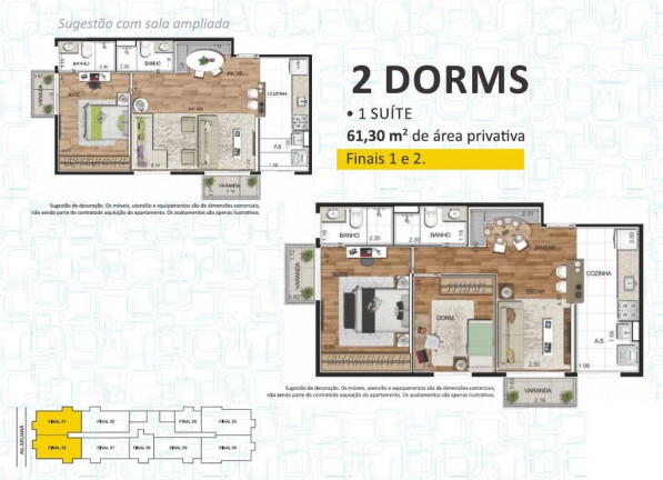 Imagem Apartamento com 2 Quartos à Venda, 59 m² em Alphaville - Barueri Imagem Apartamento com 2 Quartos à Venda, 59 m² em Alphaville - Barueri
