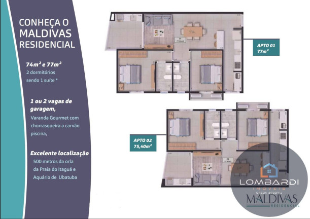 Imagem Apartamento com 2 Quartos à Venda, 77 m² em Itagua - Ubatuba Imagem Apartamento com 2 Quartos à Venda, 77 m² em Itagua - Ubatuba