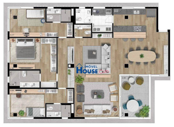 Imagem Apartamento com 3 Quartos à Venda, 187 m² em Pinheiros - São Paulo