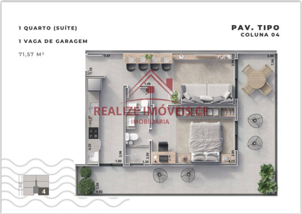 Imagem Apartamento com 1 Quarto à Venda, 61 m² em Braga - Cabo Frio Imagem Apartamento com 1 Quarto à Venda, 61 m² em Braga - Cabo Frio