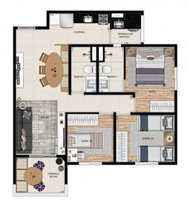 Imagem Apartamento com 2 Quartos à Venda, 111 m² em Mooca - São Paulo Imagem Apartamento com 2 Quartos à Venda, 111 m² em Mooca - São Paulo