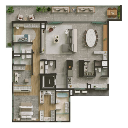 Imagem Cobertura com 3 Quartos à Venda, 394 m² em Petrópolis - Porto Alegre