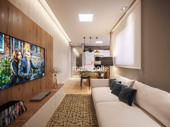 Apartamento com 2 Quartos à Venda, 37 m² em Vila Eldízia - Santo André