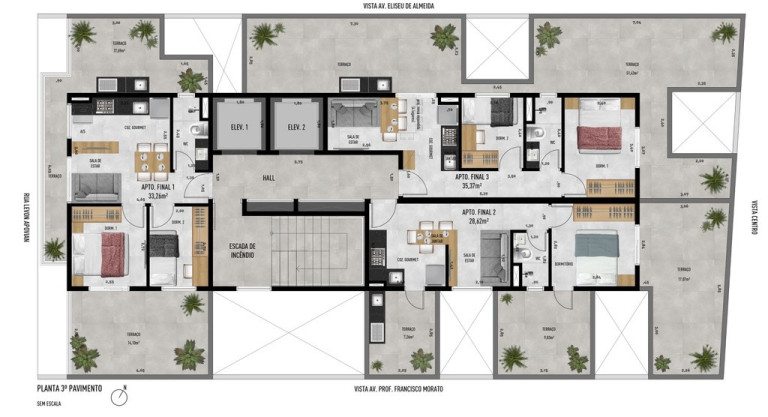 Imagem Apartamento com 1 Quarto à Venda, 62 m² em Jardim Trussardi - São Paulo Imagem Apartamento com 1 Quarto à Venda, 62 m² em Jardim Trussardi - São Paulo