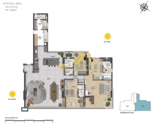 Imagem Imóvel com 4 Quartos à Venda, 222 m² em Pituba - Salvador Imagem Imóvel com 4 Quartos à Venda, 222 m² em Pituba - Salvador