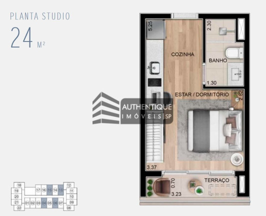 Imagem Imóvel com 1 Quarto à Venda, 24 m² em Campo Belo - São Paulo Imagem Imóvel com 1 Quarto à Venda, 24 m² em Campo Belo - São Paulo