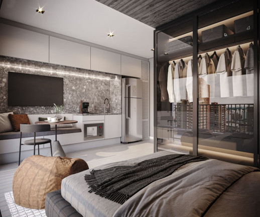 Imagem Apartamento com 1 Quarto à Venda, 44 m² em água Verde - Curitiba
