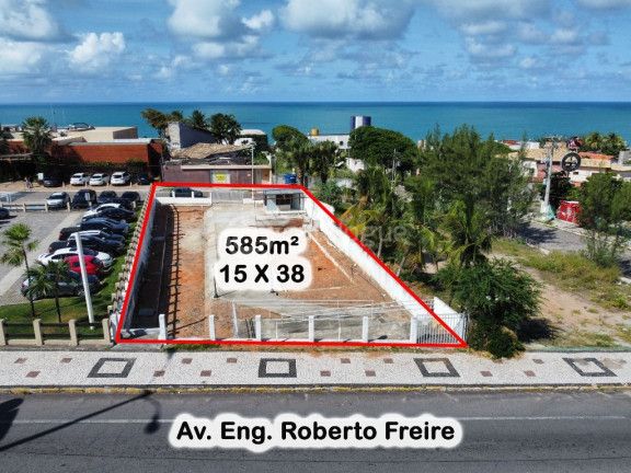 Terreno para Alugar, 585 m² em Ponta Negra - Natal