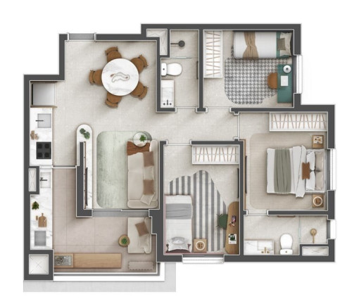 Imagem Apartamento com 2 Quartos à Venda, 49 m² em Bela Vista - Osasco Imagem Apartamento com 2 Quartos à Venda, 49 m² em Bela Vista - Osasco