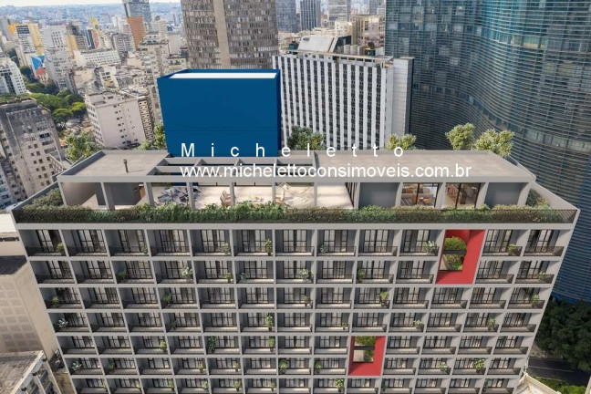 Apartamento com 1 Quarto à Venda, 25 m² em Vila Buarque - São Paulo