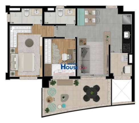 Imagem Apartamento com 2 Quartos à Venda, 73 m² em Pinheiros - São Paulo Imagem Apartamento com 2 Quartos à Venda, 73 m² em Pinheiros - São Paulo