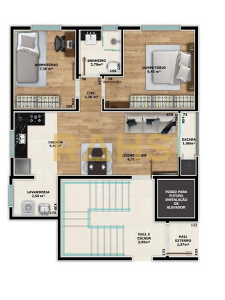 Imagem Apartamento com 2 Quartos à Venda, 48 m² em Costa E Silva - Joinville Imagem Apartamento com 2 Quartos à Venda, 48 m² em Costa E Silva - Joinville