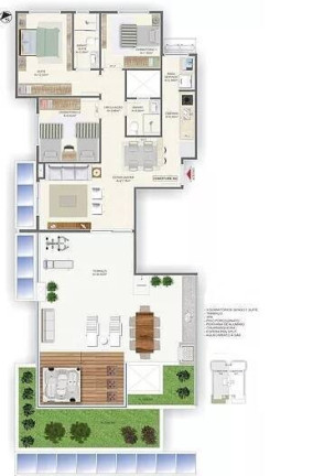 Imagem Apartamento com 3 Quartos à Venda, 163 m² em Campeche - Florianópolis