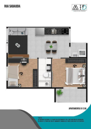 Imagem Apartamento com 2 Quartos à Venda, 41 m² em Cidade Patriarca - São Paulo