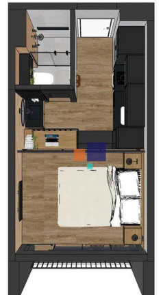 Imagem Apartamento com 1 Quarto à Venda, 25 m² em Santo Amaro - São Paulo Imagem Apartamento com 1 Quarto à Venda, 25 m² em Santo Amaro - São Paulo