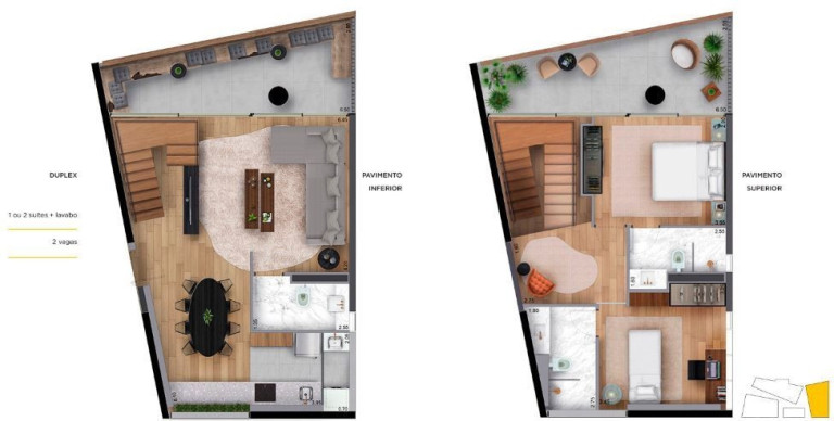 Imagem Apartamento com 1 Quarto à Venda, 61 m² em Vila Olímpia - São Paulo