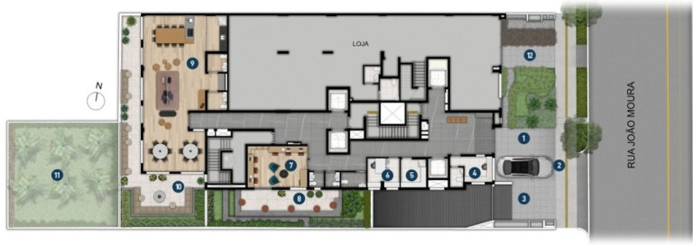 Loja à Venda, 455 m² em Pinheiros - São Paulo