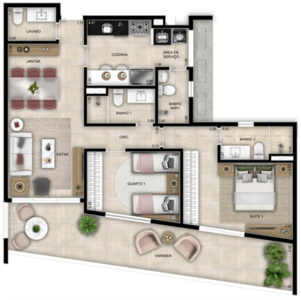 Imagem Imóvel com 3 Quartos à Venda, 137 m² em Botafogo - Rio De Janeiro