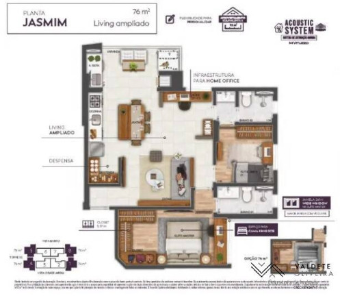 Imagem Apartamento com 2 Quartos à Venda, 76 m² em Jardim Satélite - São José Dos Campos Imagem Apartamento com 2 Quartos à Venda, 76 m² em Jardim Satélite - São José Dos Campos