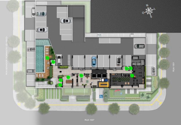 Imagem Apartamento com 2 Quartos à Venda, 70 m² em Setor Pedro Ludovico - Goiânia
