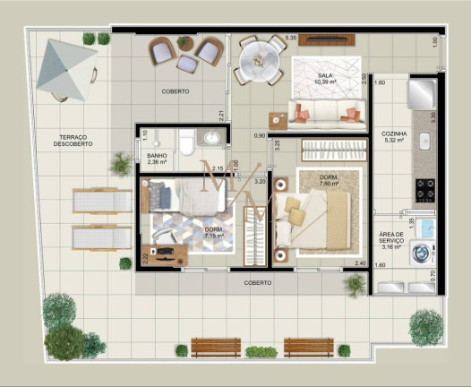 Imagem Apartamento com 2 Quartos à Venda, 68 m² em Embaré - Santos