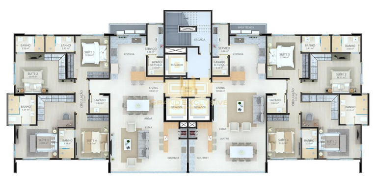 Imagem Apartamento com 4 Quartos à Venda, 167 m² em Centro - Balneário Camboriú Imagem Apartamento com 4 Quartos à Venda, 167 m² em Centro - Balneário Camboriú