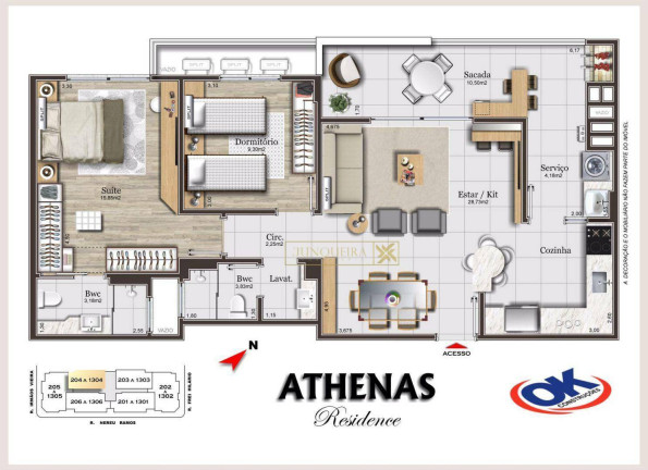 Imagem Apartamento com 2 Quartos à Venda, 89 m² em Campinas - São José