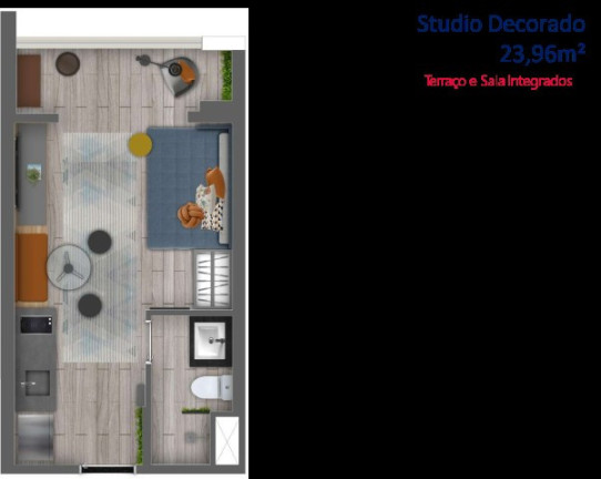 Imagem Imóvel com 1 Quarto à Venda, 23 m² em Centro - São Paulo