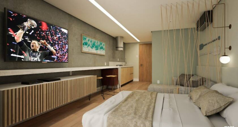 Imagem Apartamento com 1 Quarto à Venda, 50 m² em Cupe - Ipojuca