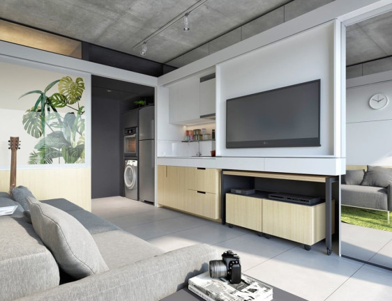 Imagem Imóvel com 1 Quarto à Venda, 35 m² em Menino Deus - Porto Alegre