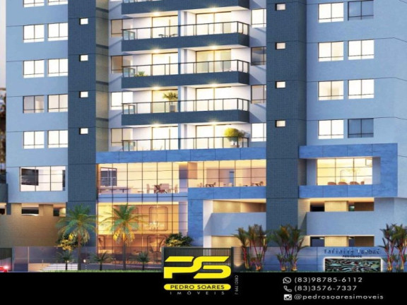 Apartamento com 3 Quartos à Venda, 93 m² em Tambaú - João Pessoa