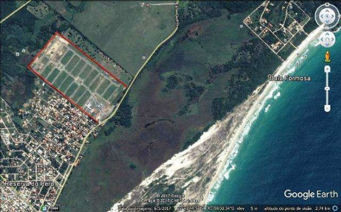 Terreno à Venda, 381 m² em Guriri - Cabo Frio