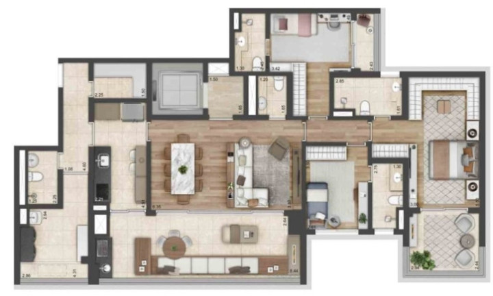 Imagem Apartamento com 3 Quartos à Venda, 203 m² em Perdizes - São Paulo