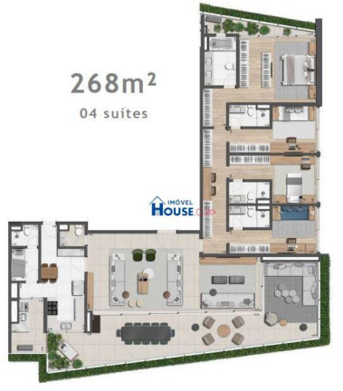Imagem Apartamento com 4 Quartos à Venda, 268 m² em Jardins - São Paulo Imagem Apartamento com 4 Quartos à Venda, 268 m² em Jardins - São Paulo