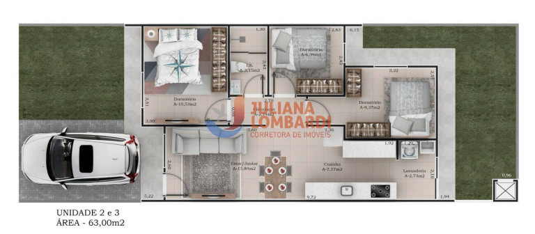 Imagem Casa com 3 Quartos à Venda, 63 m² em Periolo - Cascavel Imagem Casa com 3 Quartos à Venda, 63 m² em Periolo - Cascavel