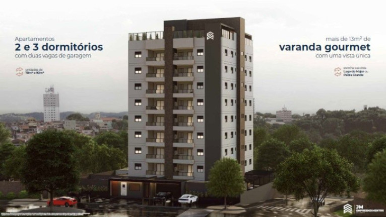 Imagem Apartamento com 3 Quartos à Venda, 90 m² em Vila Gardênia - Atibaia