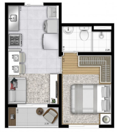 Imagem Imóvel com 1 Quarto à Venda, 26 m² em Vila Ré - São Paulo Imagem Imóvel com 1 Quarto à Venda, 26 m² em Vila Ré - São Paulo