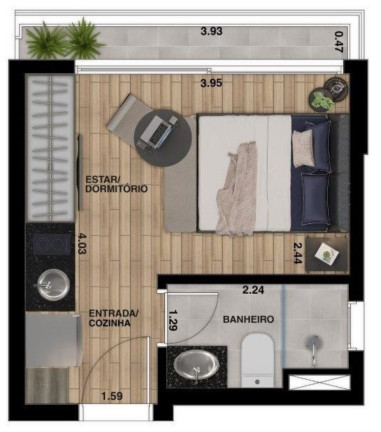 Imagem Imóvel com 1 Quarto à Venda, 20 m² em Paraíso - São Paulo Imagem Imóvel com 1 Quarto à Venda, 20 m² em Paraíso - São Paulo