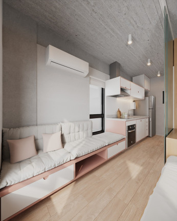 Imagem Apartamento com 2 Quartos à Venda, 42 m² em São Francisco - Curitiba