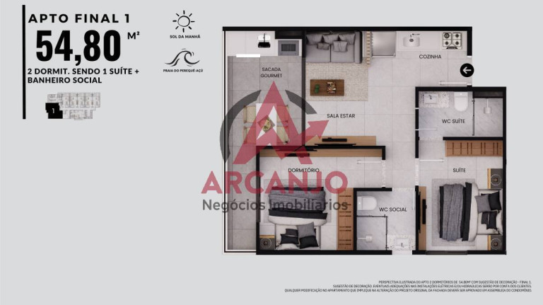 Imagem Apartamento com 1 Quarto à Venda, 37 m² em Pereque Açu - Ubatuba Imagem Apartamento com 1 Quarto à Venda, 37 m² em Pereque Açu - Ubatuba