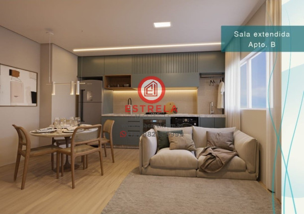 Imóvel com 2 Quartos à Venda, 41 m² em Jardim Elza Maria - Jacareí