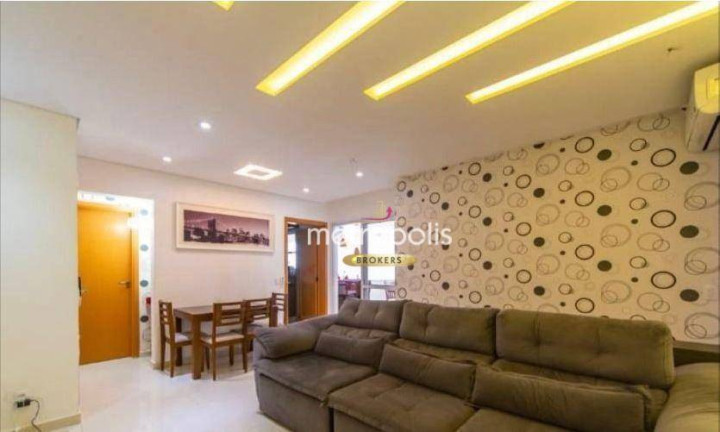 Imagem Apartamento com 3 Quartos à Venda, 126 m² em Vila Scarpelli - Santo André