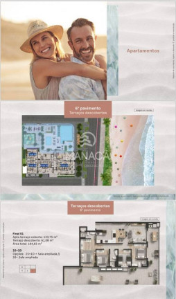 Imagem Apartamento com 3 Quartos à Venda, 133 m² em Tabuleiro - Barra Velha