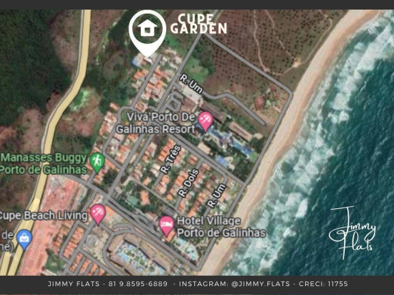 Imagem Apartamento com 1 Quarto à Venda, 20 m² em Porto De Galinhas - Ipojuca