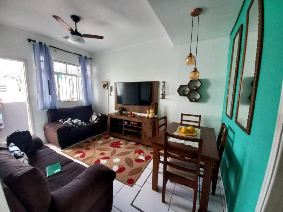 Imagem Apartamento com 1 Quarto à Venda, 50 m² em Centro - São Vicente Imagem Apartamento com 1 Quarto à Venda, 50 m² em Centro - São Vicente