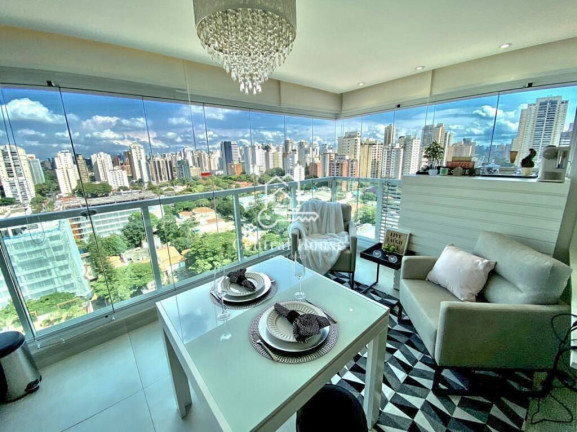 Imagem Apartamento com 1 Quarto para Alugar, 58 m² em Brooklin Paulista - São Paulo Imagem Apartamento com 1 Quarto para Alugar, 58 m² em Brooklin Paulista - São Paulo