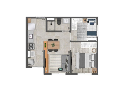 Imagem Imóvel com 2 Quartos à Venda, 38 m² em Freguesia Do ó - São Paulo