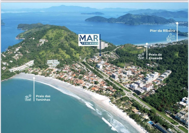 Imagem Apartamento com 1 Quarto à Venda, 50 m² em Toninhas - Ubatuba Imagem Apartamento com 1 Quarto à Venda, 50 m² em Toninhas - Ubatuba
