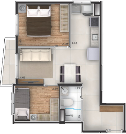 Imagem Apartamento com 2 Quartos à Venda, 33 m² em Saúde - São Paulo