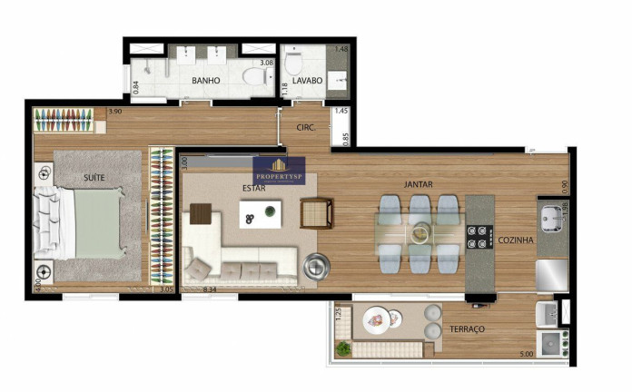Imagem Apartamento com 2 Quartos à Venda, 59 m² em Pinheiros - São Paulo